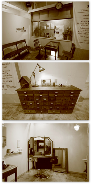 ヘアメイククルテク 店内写真